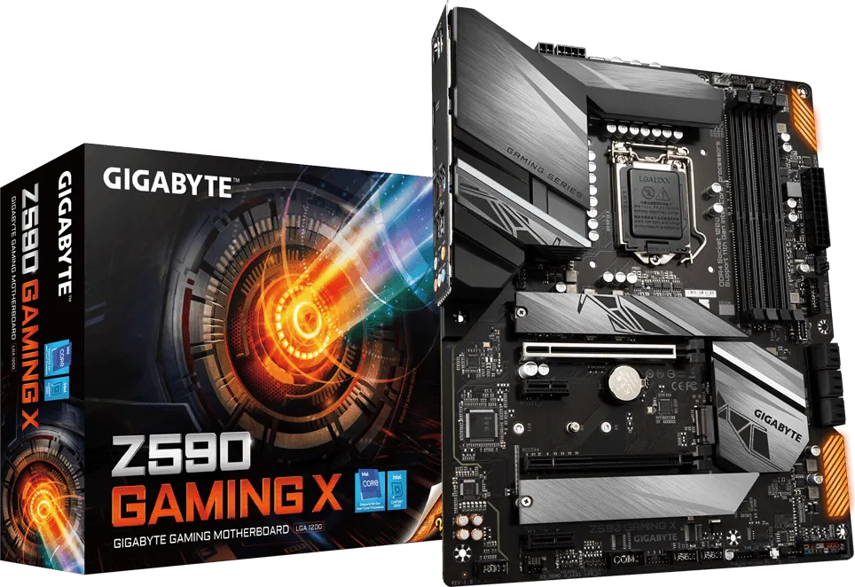 GIGABYTE Z590 GAMING X Motherboard (ATX) (manufacturer photo)